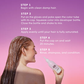 dpHUE Color Dream Brun Foncé, résultats après application
