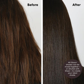 dpHUE Gloss+ Brun Foncé 220g texture du produit