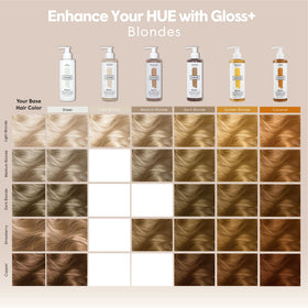 dpHUE Gloss+ Brun Foncé application sur cheveux