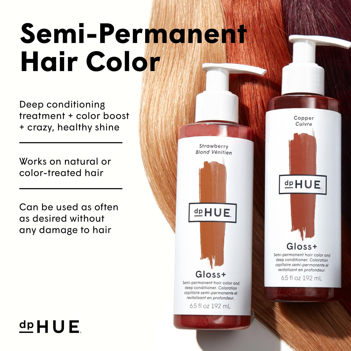 dpHUE Gloss+ Color Glaze Fraise texture crémeuse