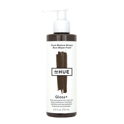 dpHUE Gloss+ Teinture Semi-Permanente Brun Froid 222g vue de face