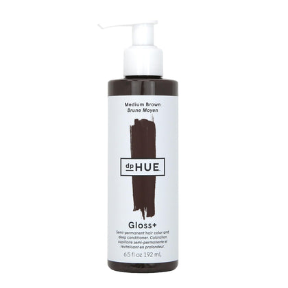 dpHUE Gloss+ Teinture Semi-Permanente Brun Moyen 6,5 fl oz vue avant