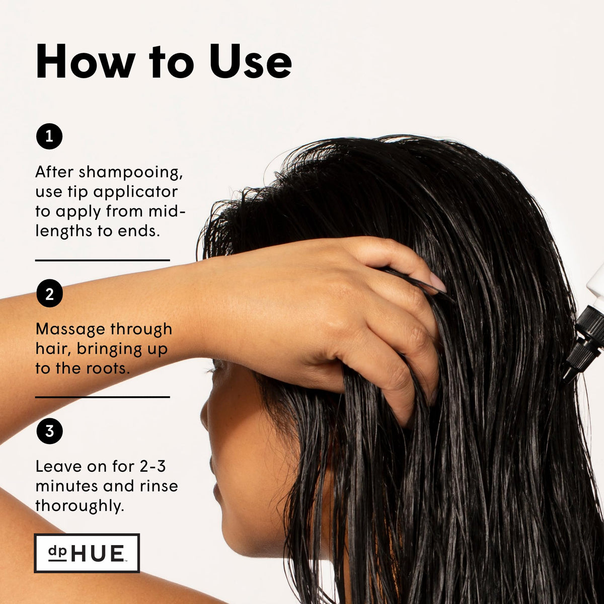 dpHUE Glossy Glaze Cuivre texture liquide dans la main
