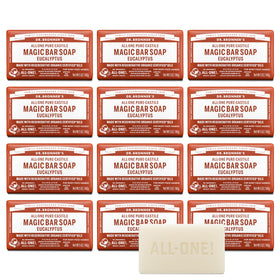 Dr. Bronner's Savon Barres Eucalyptus 5oz - vue de face