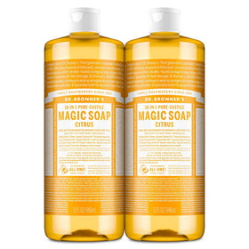 Dr. Bronner's Savon Liquide Pur-Castile Citron 32 oz vue avant