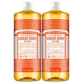 Dr. Bronner's Savon Liquide Pure-Castile Théier 32 oz vue avant