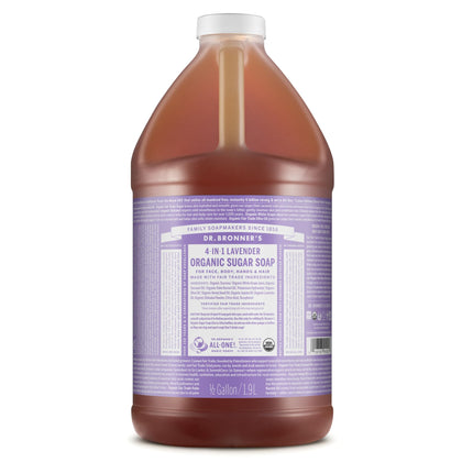 Dr. Bronner's Savon Sucre Bio Lavande 64 oz vue avant