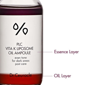 Dr.Ceuracle PLC Vita K Ampoule 50 ml en situation sur un plan de beauté