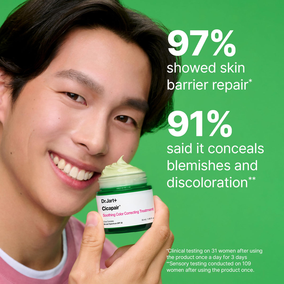 Dr.Jart+ Cicapair CC Cream avec ingrédients clés