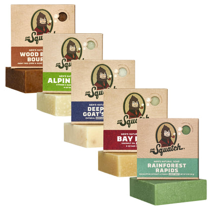 Dr. Squatch Savon Barres Naturel pour Hommes - vue avant
