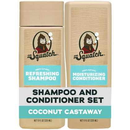 Dr. Squatch Shampoo et Après-Shampooing Naturels 11 fl oz ensemble