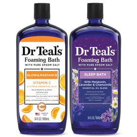 Dr Teal's bain moussant duo 34 fl oz avec sel d'Epsom et huiles essentielles