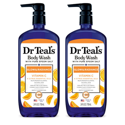 Dr Teal's Gel Douche Énergie & Éclat 24oz vue avant