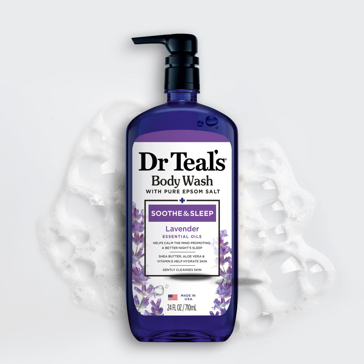 Dr Teal's Gel Douche Lavande 24 fl oz en pack de deux