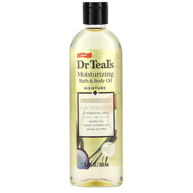 Dr Teal's Huile de Bain et de Corps Coco 250 ml, vue avant