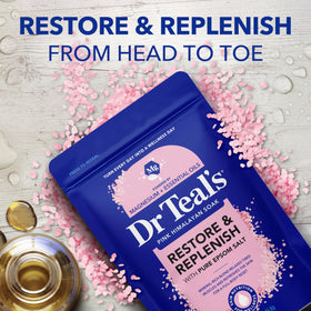 Dr Teal's Sel d'Epsom 1408g dans un bain