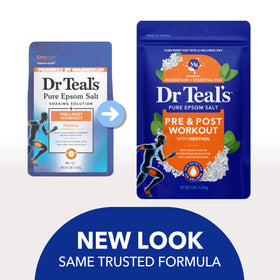 Dr Teal's Sel d'Epsom 3 lb avec menthol et huiles essentielles