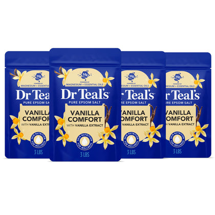 Dr Teal's Sel d'Epsom Confort Vanille 3 kg vue avant