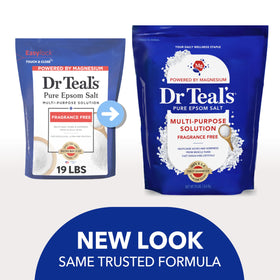 Dr Teal's Sel d'Epsom Pur 19 lbs, utilisation dans un bain
