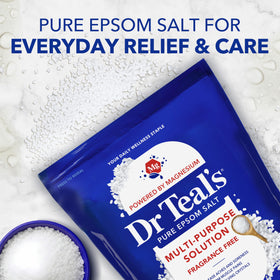 Dr Teal's Sel d'Epsom Pur 19 lbs, utilisation pour les pieds