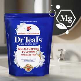 Dr Teal's Sel d'Epsom Pur 19 lbs, vue de côté
