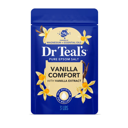 Dr Teal's Sel de Bain Épais Vanille Confort 1402g vue avant