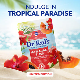 Dr Teal's Sel de Bain Hawaiian Bliss 1420g avec ingrédients naturels