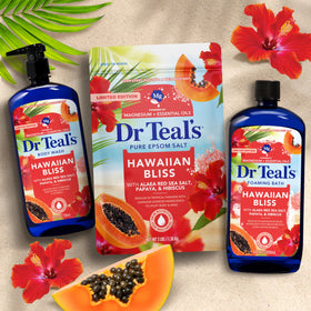 Dr Teal's Sel de Bain Hawaiian Bliss 1420g en gros plan