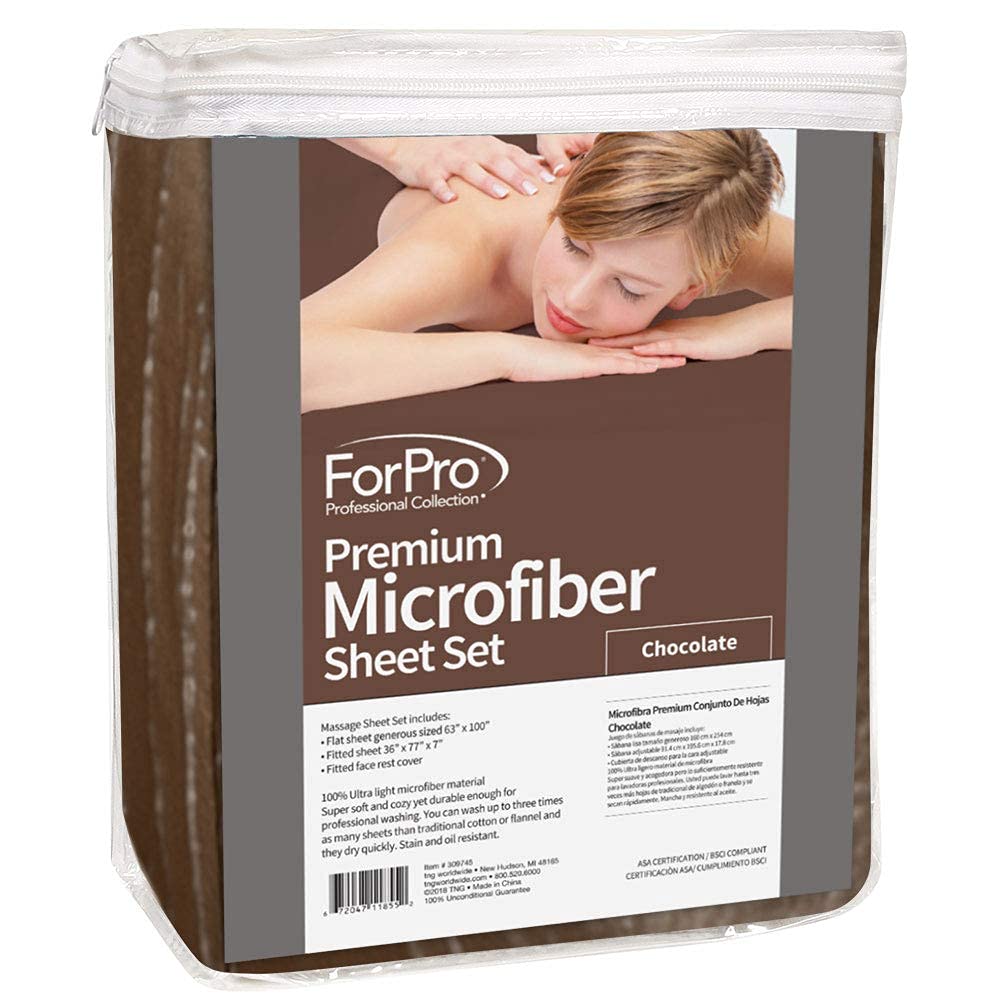Drap de massage plat ForPro, dimensions 63" W x 100" L