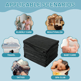 Draps de massage GGYKJSK, adaptés aux soins à domicile