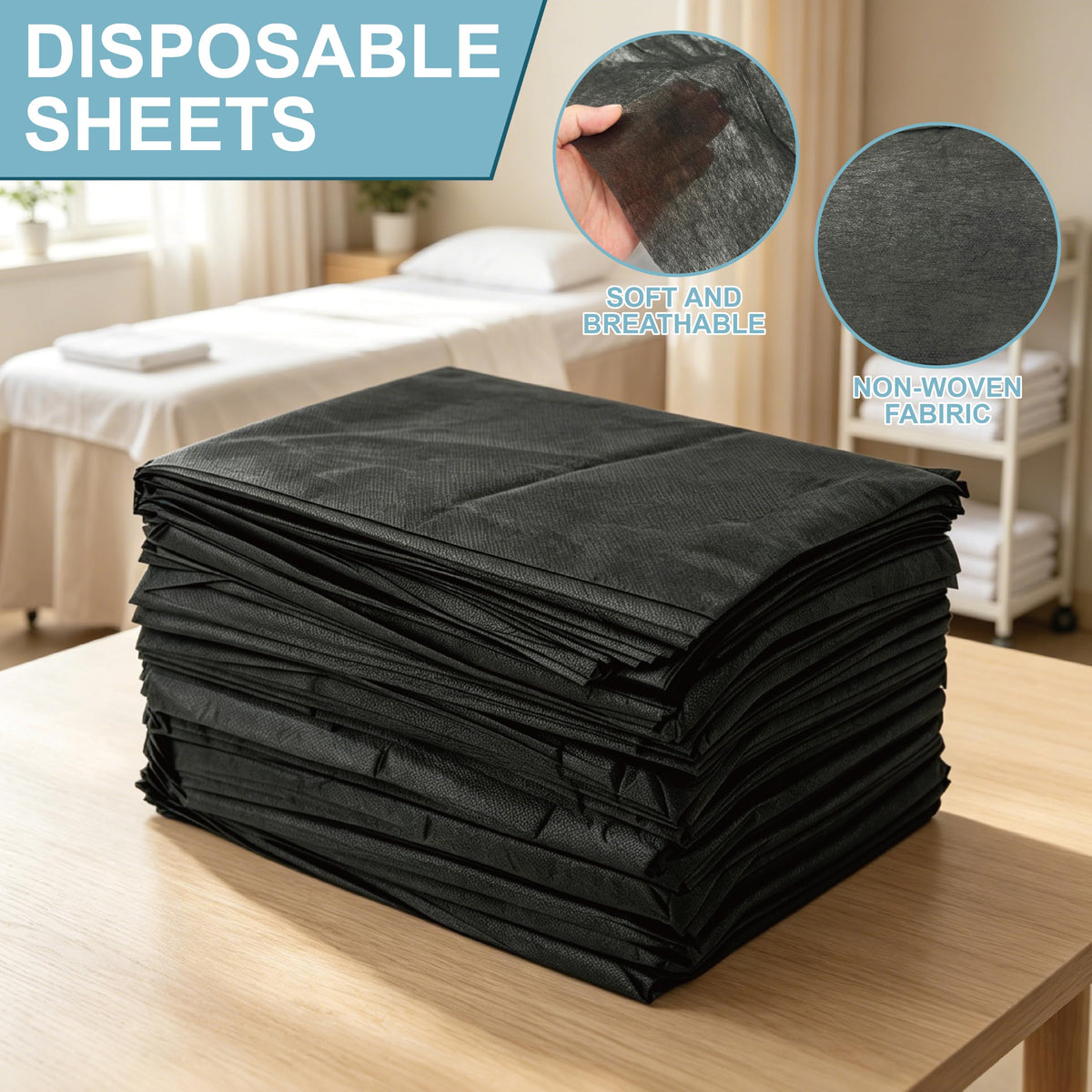 Draps de massage GGYKJSK, légers et pliables pour un transport facile