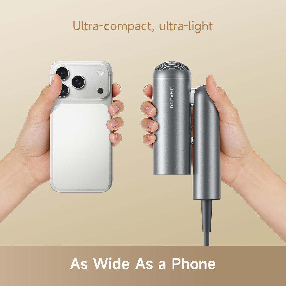 Dreame Pocket Pro avec embout lissant attaché