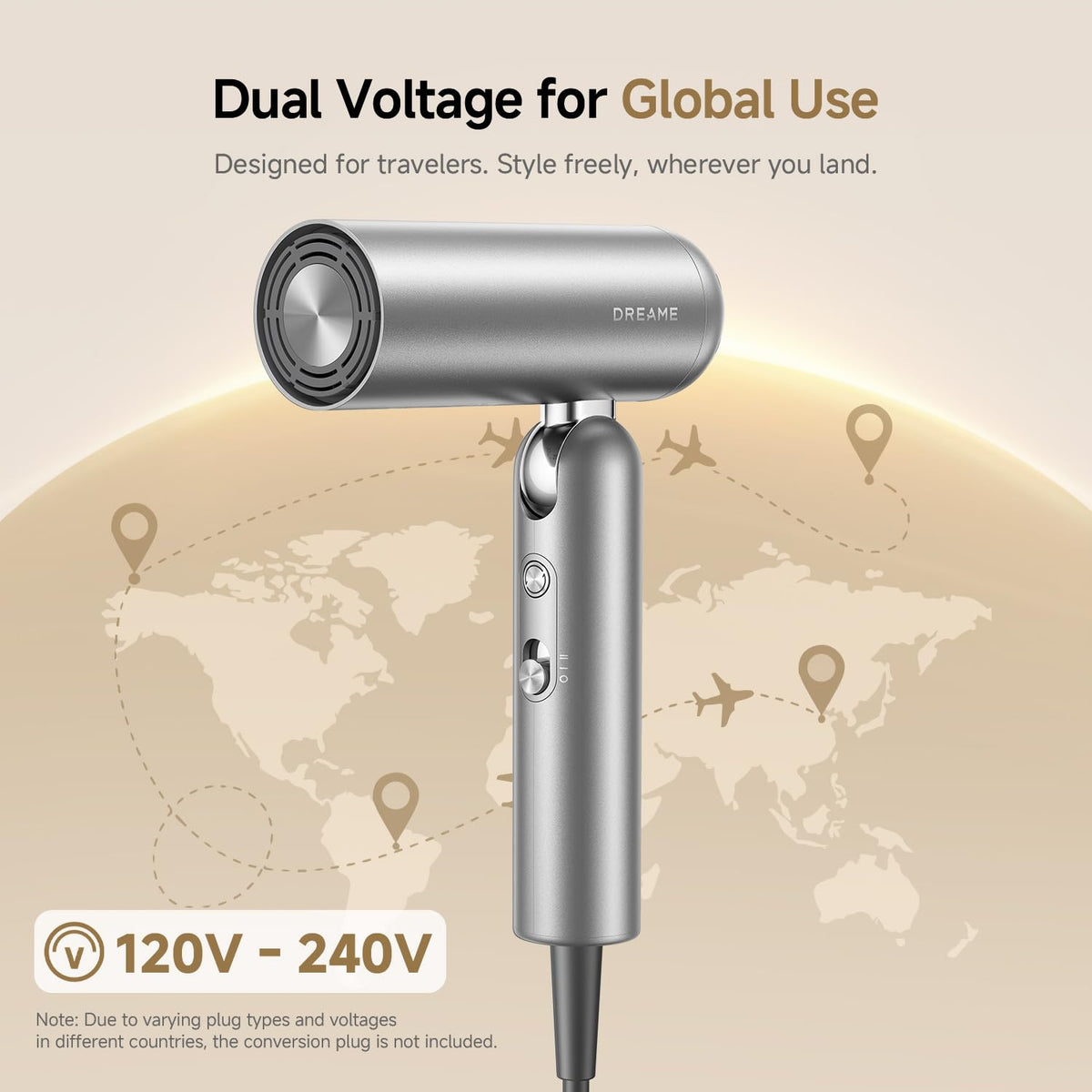 Dreame Pocket Pro avec embout pour volume et boucles