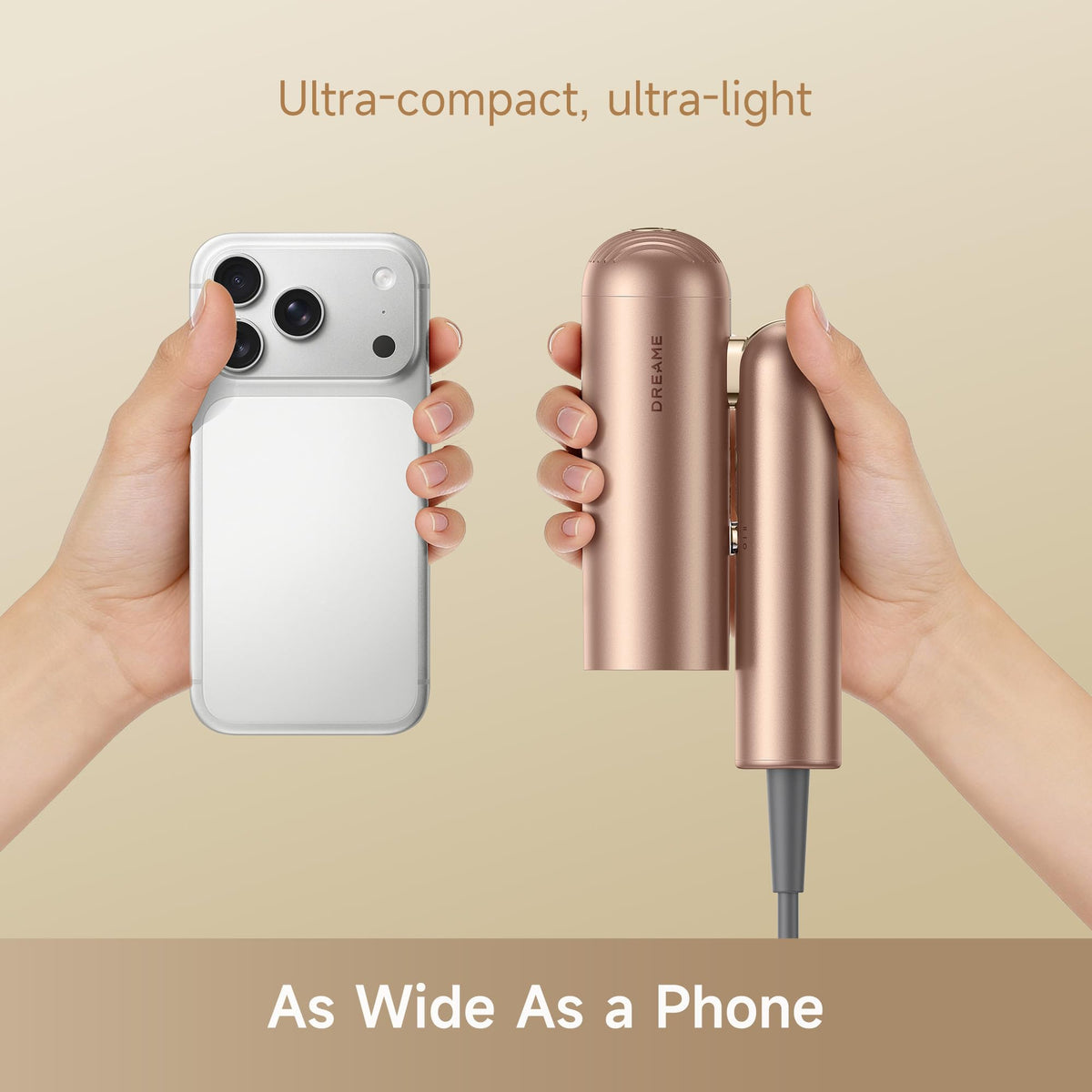 Dreame Pocket Pro Sèche-Cheveux avec embout pour lissage