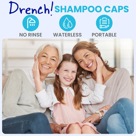 Drench! Cap de lavage sans eau avec une texture douce et agréable