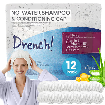 Drench! Cap de lavage sans eau en vue de face avec packaging