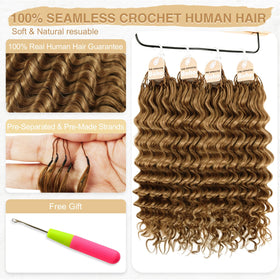DRESSMAKER Cheveux Crochus Humains vue de près des mèches