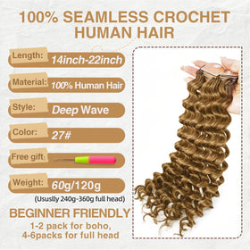 DRESSMAKER Human Crochet Hair 18 pouces détail des mèches