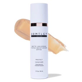 DRMTLGY Crème Hydratante Teintée Mat SPF 46 avant, présentation du produit