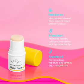 Drunk Elephant Lippe Balm 3,7 g sur une surface en bois