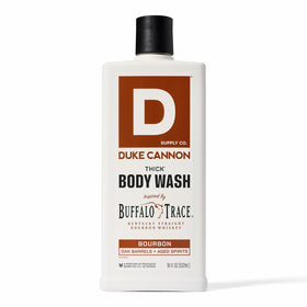 Duke Cannon Gel Douche Épais 532ml vue de face avec bouchon