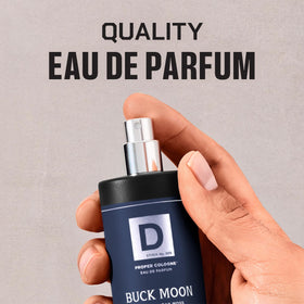 Duke Cannon Proper Cologne Buck Moon avec accessoires de soins