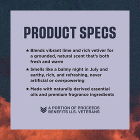 Duke Cannon Proper Cologne Buck Moon côté flacon
