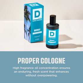 Duke Cannon Proper Cologne Midway en environnement naturel