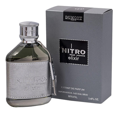 Dumont Nitro Elixir Eau de Parfum 100ml flacon en cuir