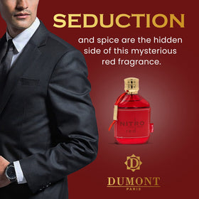 Dumont Nitro Red 100ml avec vaporisateur en détail