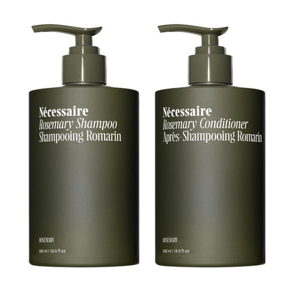 Duo Capillaire Romarin Nécessaire - Shampooing et Après-Shampooing en vue de face