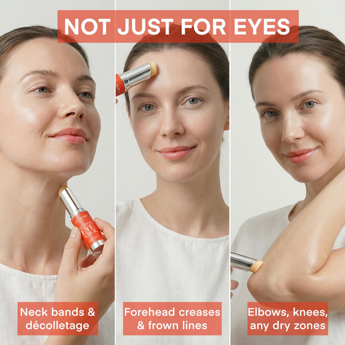 Duo Crème et Stick pour les yeux VELAMO ADVANCED sur une table