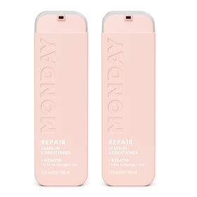 Duo d'Après-shampoing Réparateur Sans Rinçage MONDAY HAIRCARE vue de face