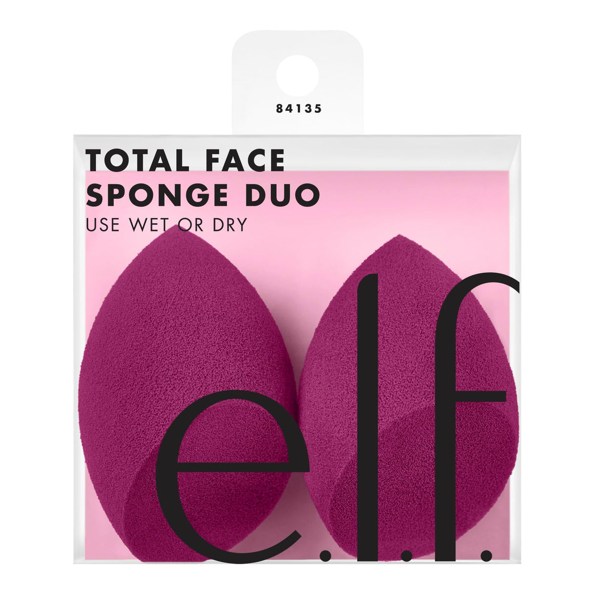 Duo d'éponges à maquillage e.l.f. vue avant avec texture douce